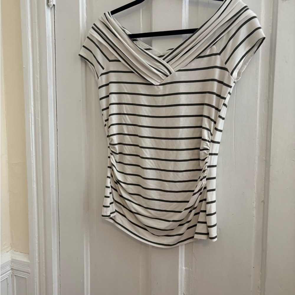 Striped Off-Shoulder Top